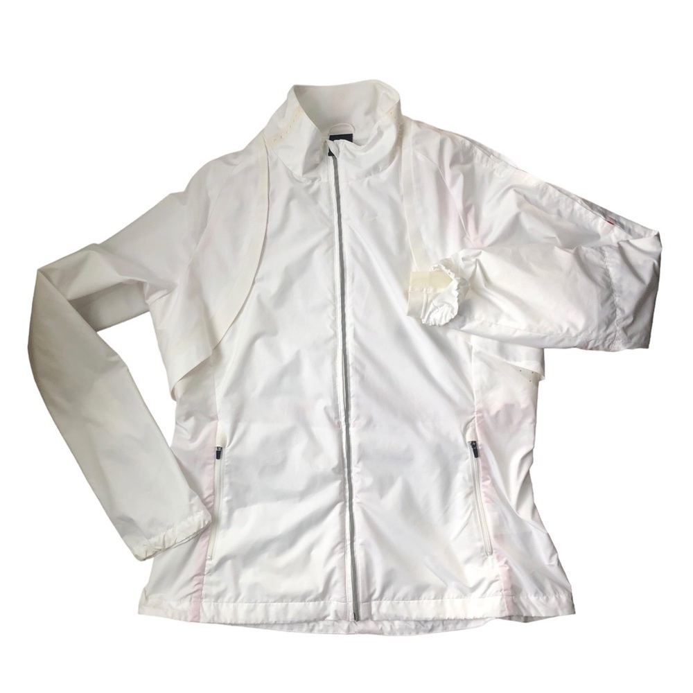 Nike Full Zip Packable Lined Running Jacket Breathable Vented Sz. XL Pockets